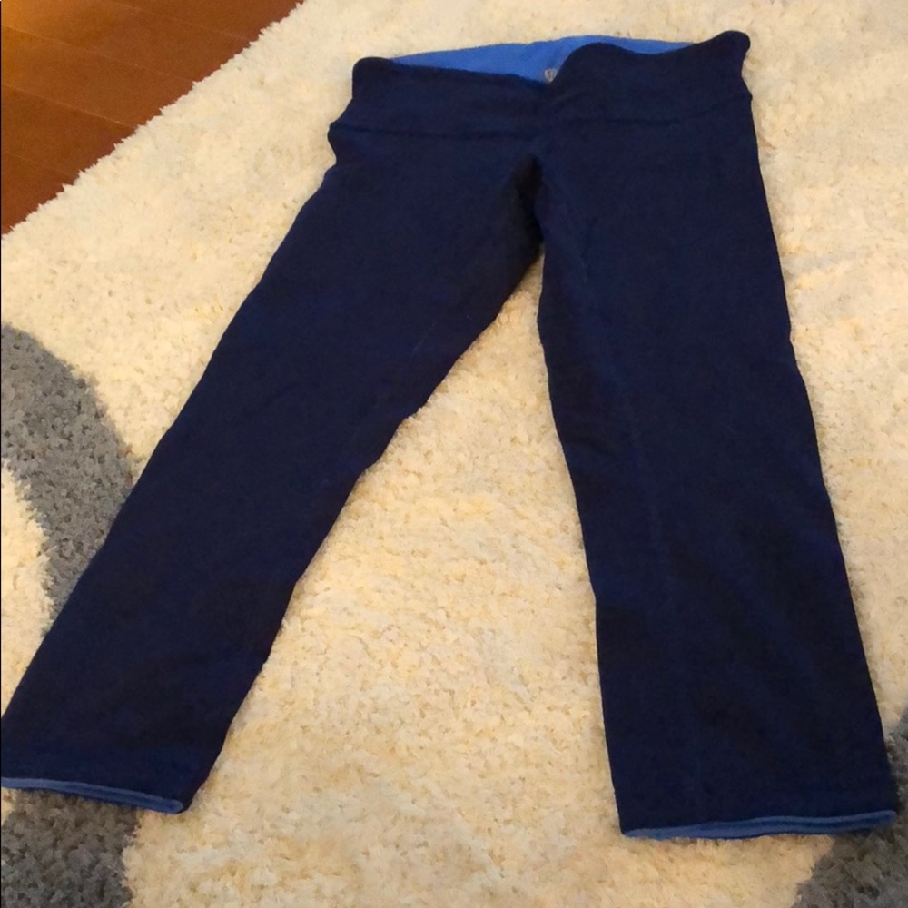 Lululemon Reversible crop leggings